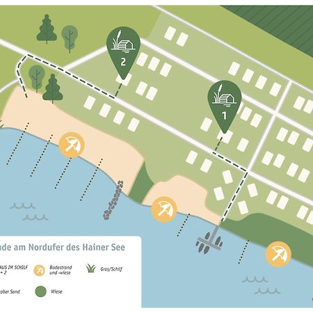 Haus Im Schilf 1 - Ferienwohnungen Am Hainer See Bei Leipzig Neukieritzsch Exterior photo